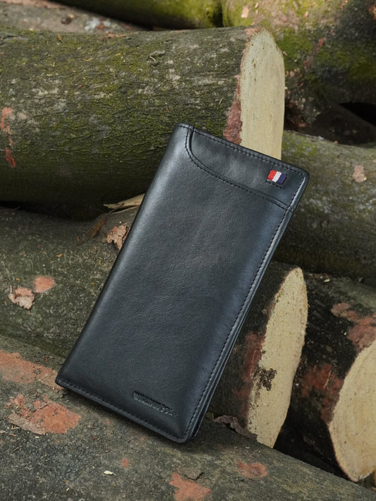 WilliamPOLO Luxury Long Wallet Genuine Cow Leather