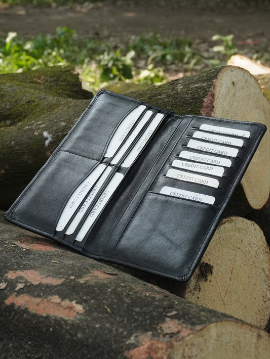 WilliamPOLO Luxury Long Wallet Genuine Cow Leather